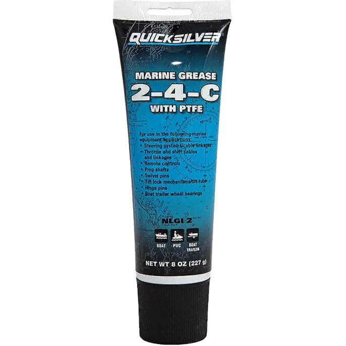 Смазка пластичная Quicksilver 2-4-C с тефлоном 237 мл (8M0208465)